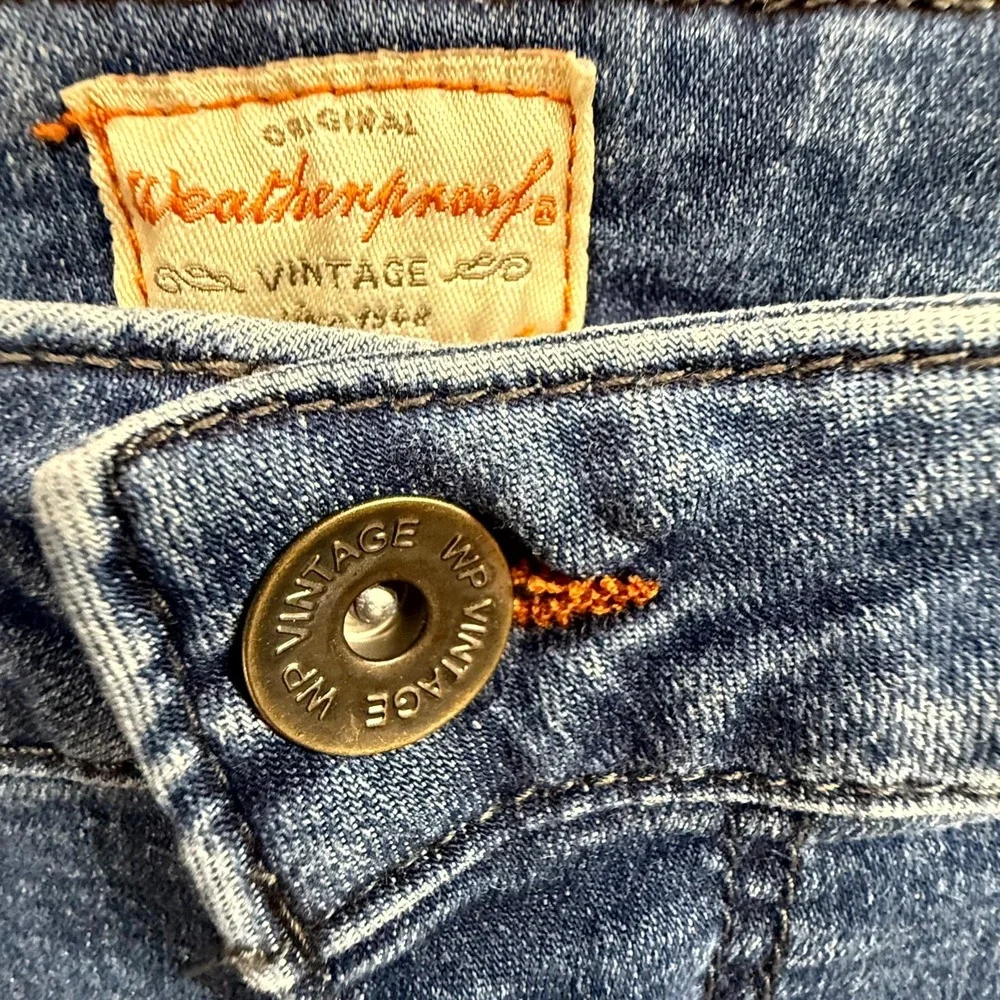 Weatherproof Vintage Jeans Mens 36x32 Blue Denim Stretch Streetwear Straight Fit